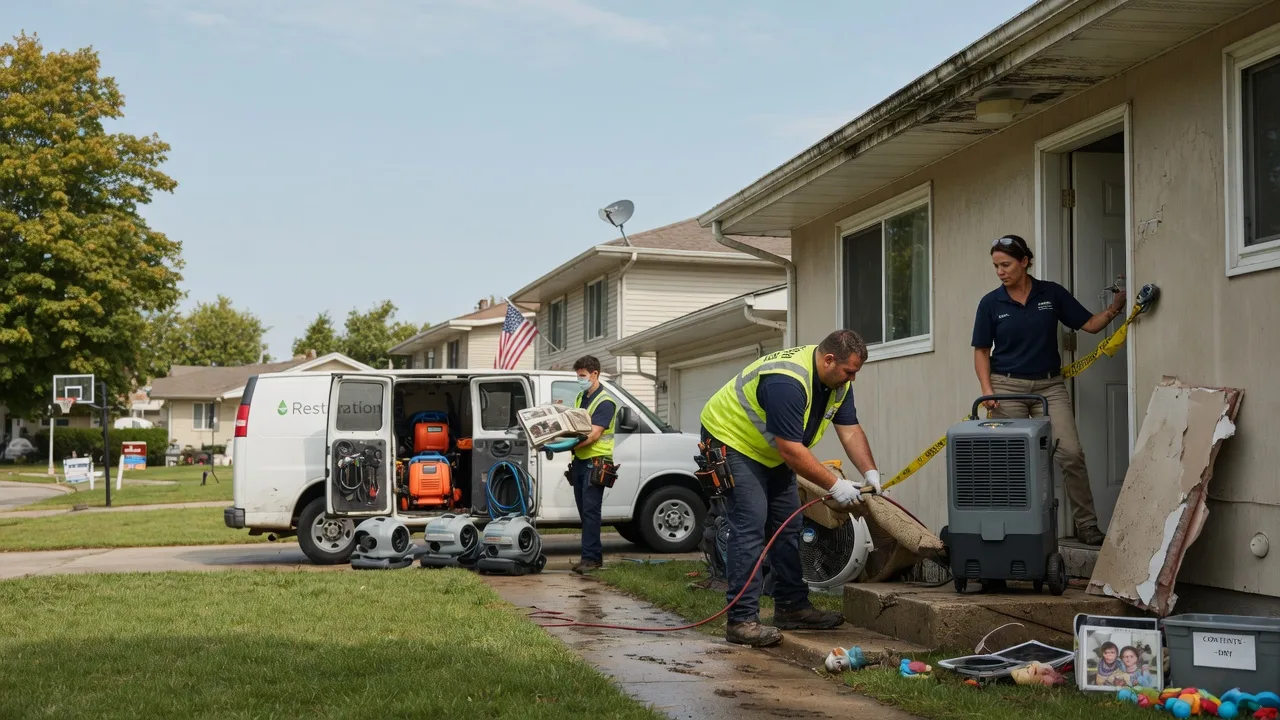 Water Damage Restoration in Dunlow, WV near me